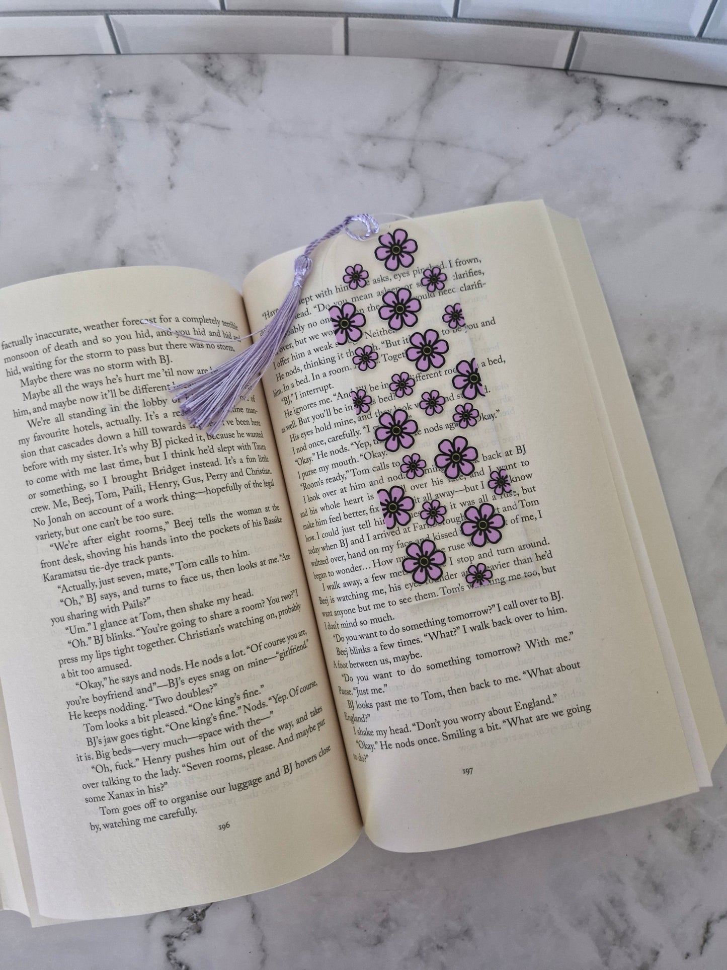 Trad Flower Bookmark