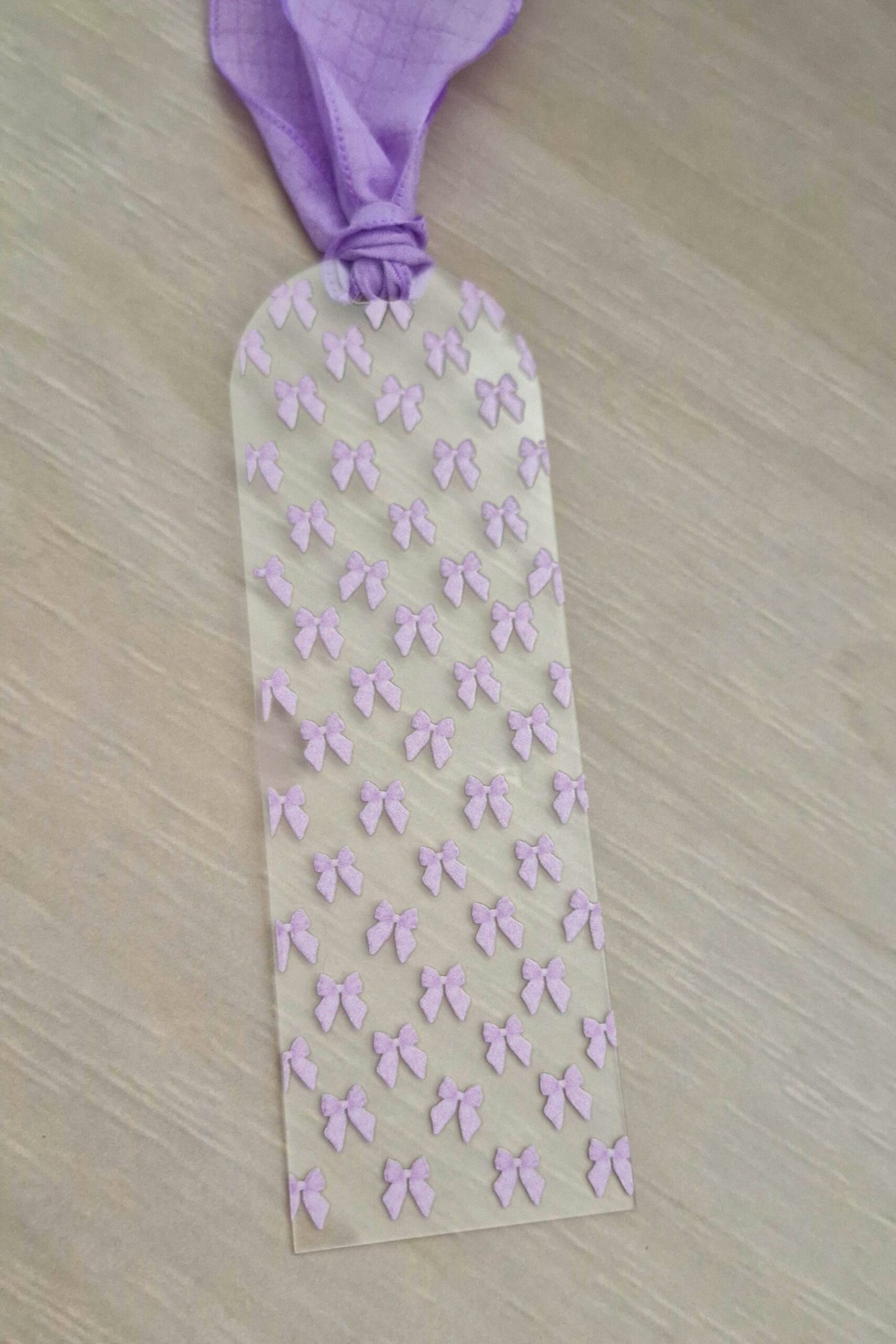 Baby Bow Bookmark - Purple image