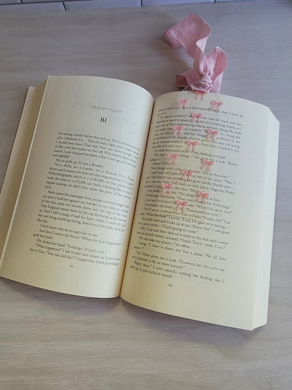 Pink Bows Bookmark