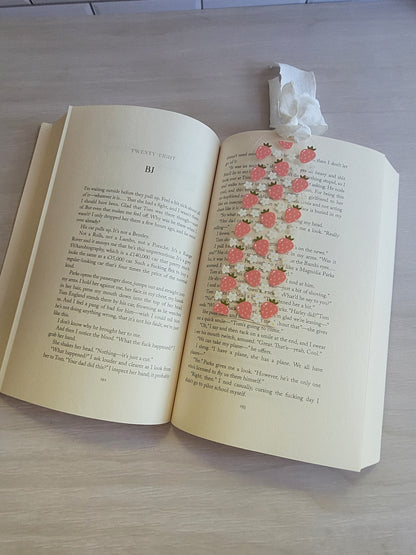 Strawberries & Flowers Bookmark