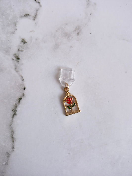 Enchanted Rose Kindle Charm