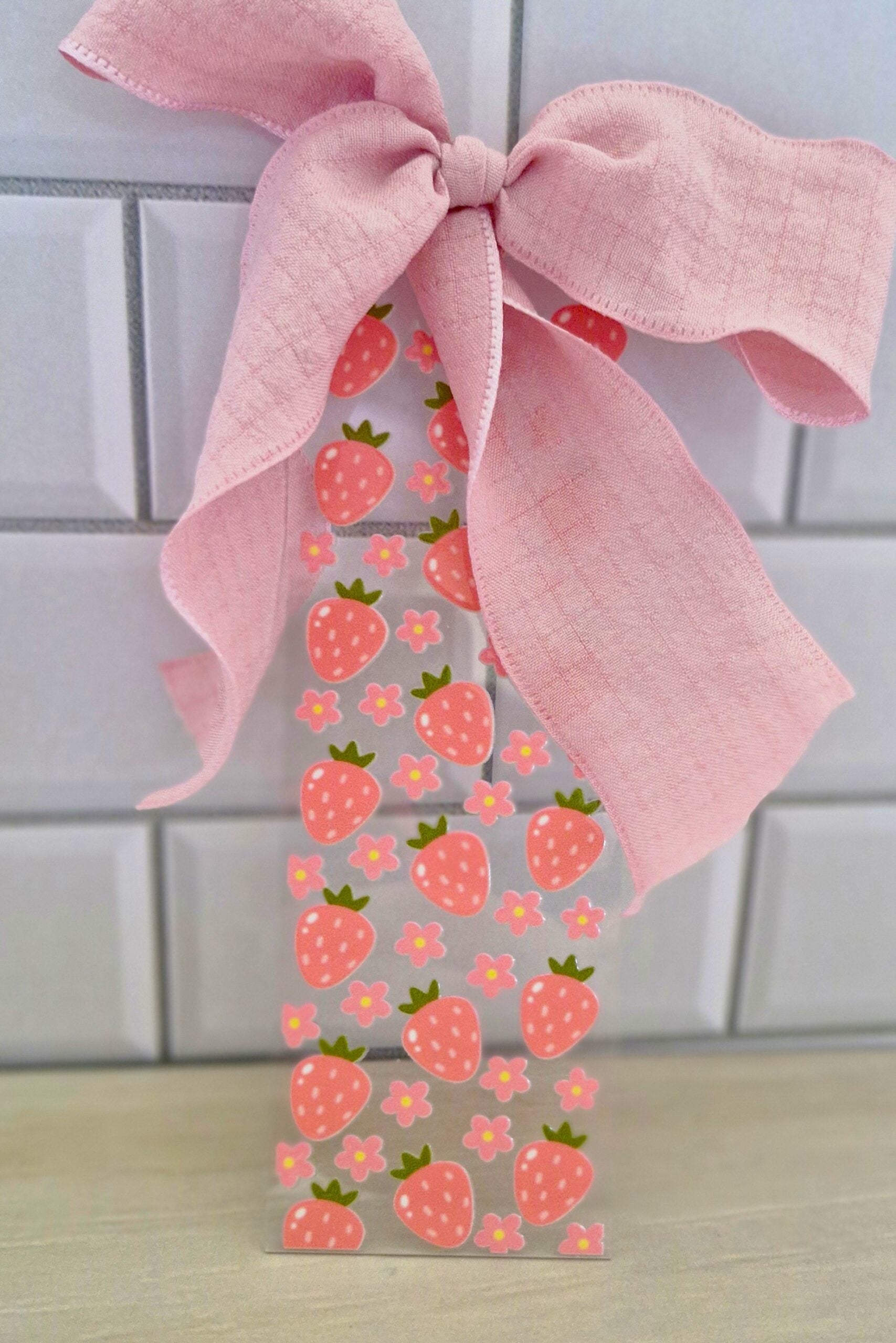 Strawberries & Flowers Bookmark image 1