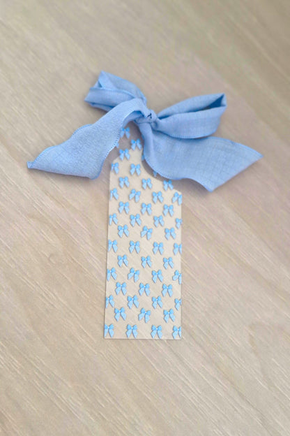 Baby Bow Bookmark - Blue image