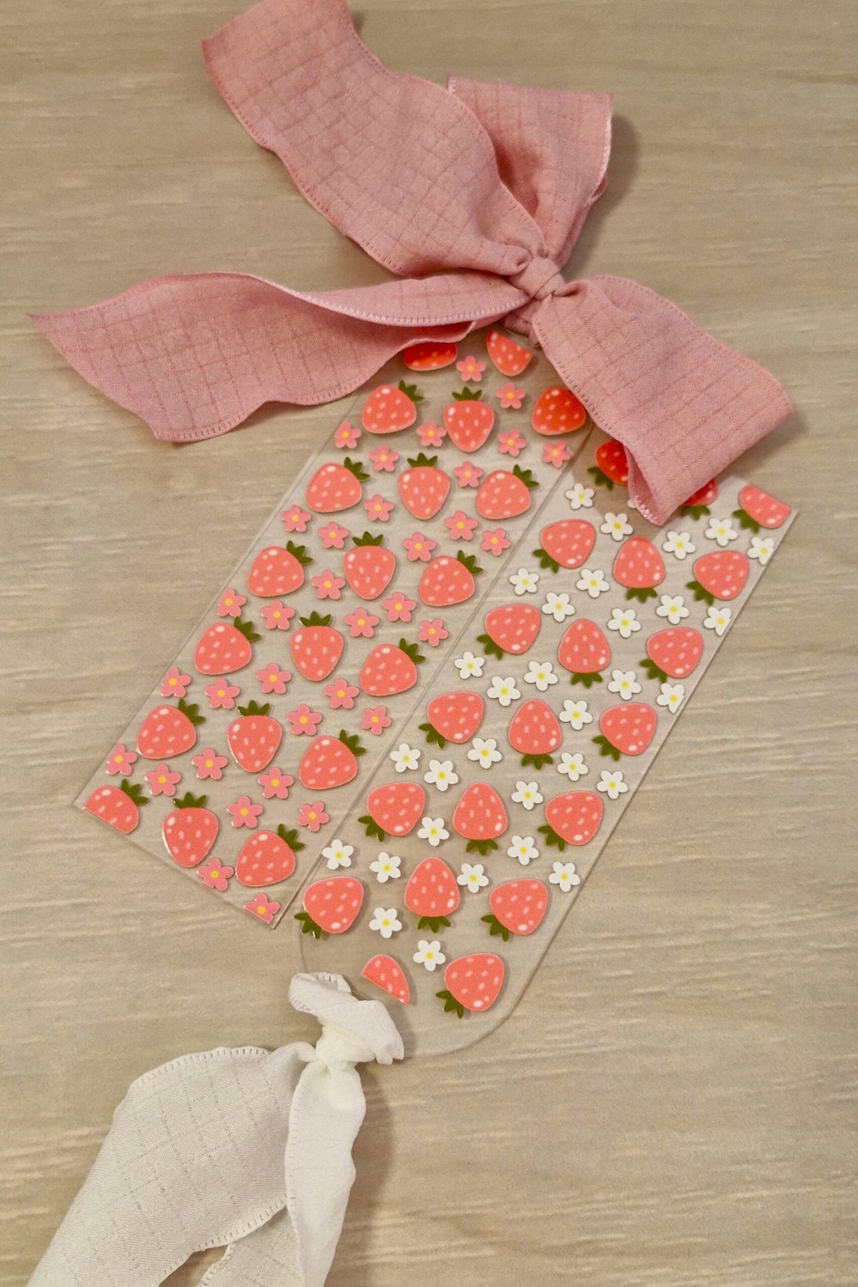 Strawberries & Flowers Bookmark image 0
