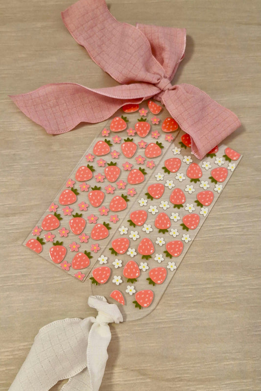 Strawberries & Flowers Bookmark image 0