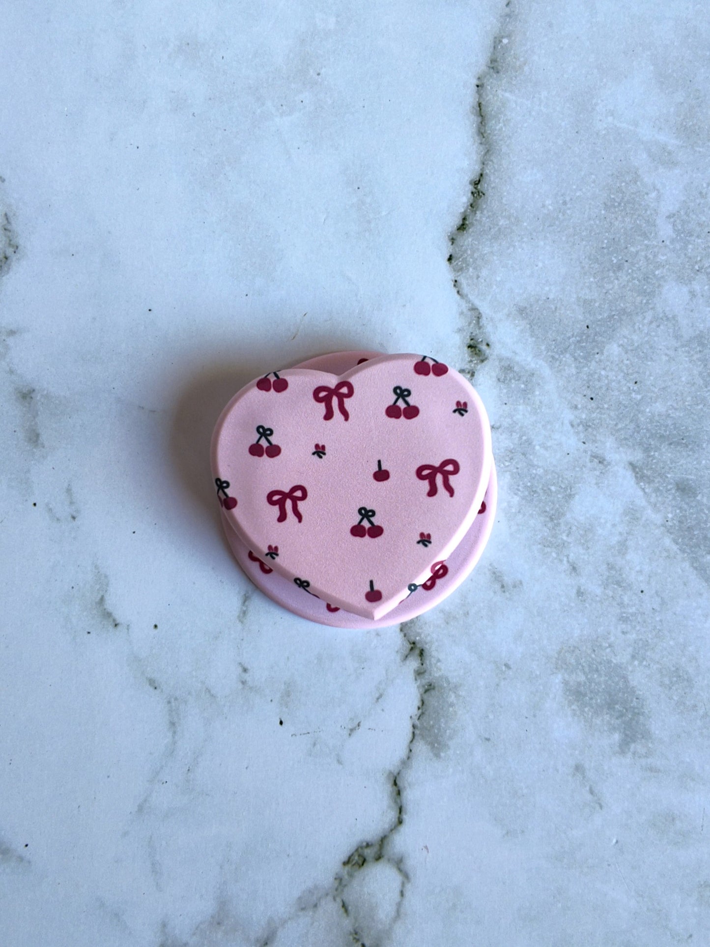 Cherry & Bow Heart Grip