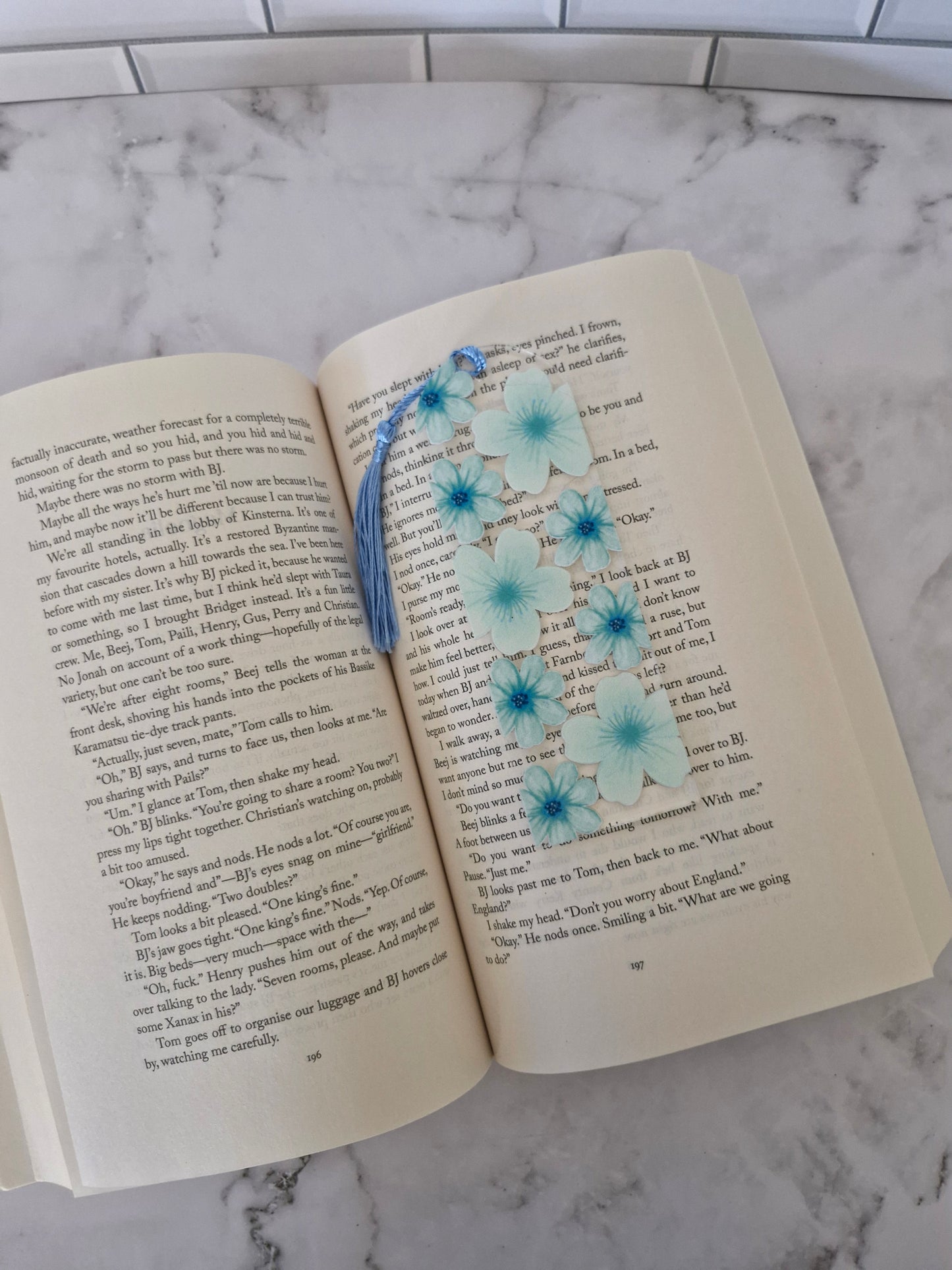 Botanical Flower Bookmark