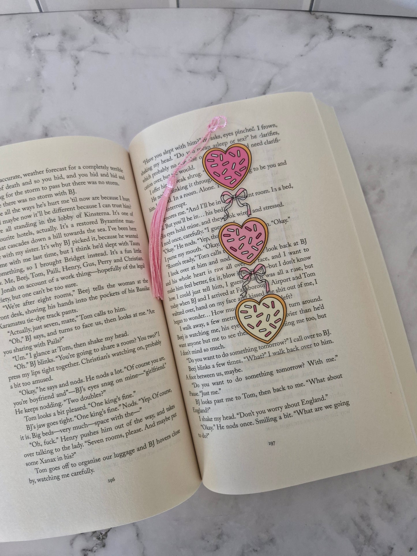 Heart Cookie Stack Bookmark