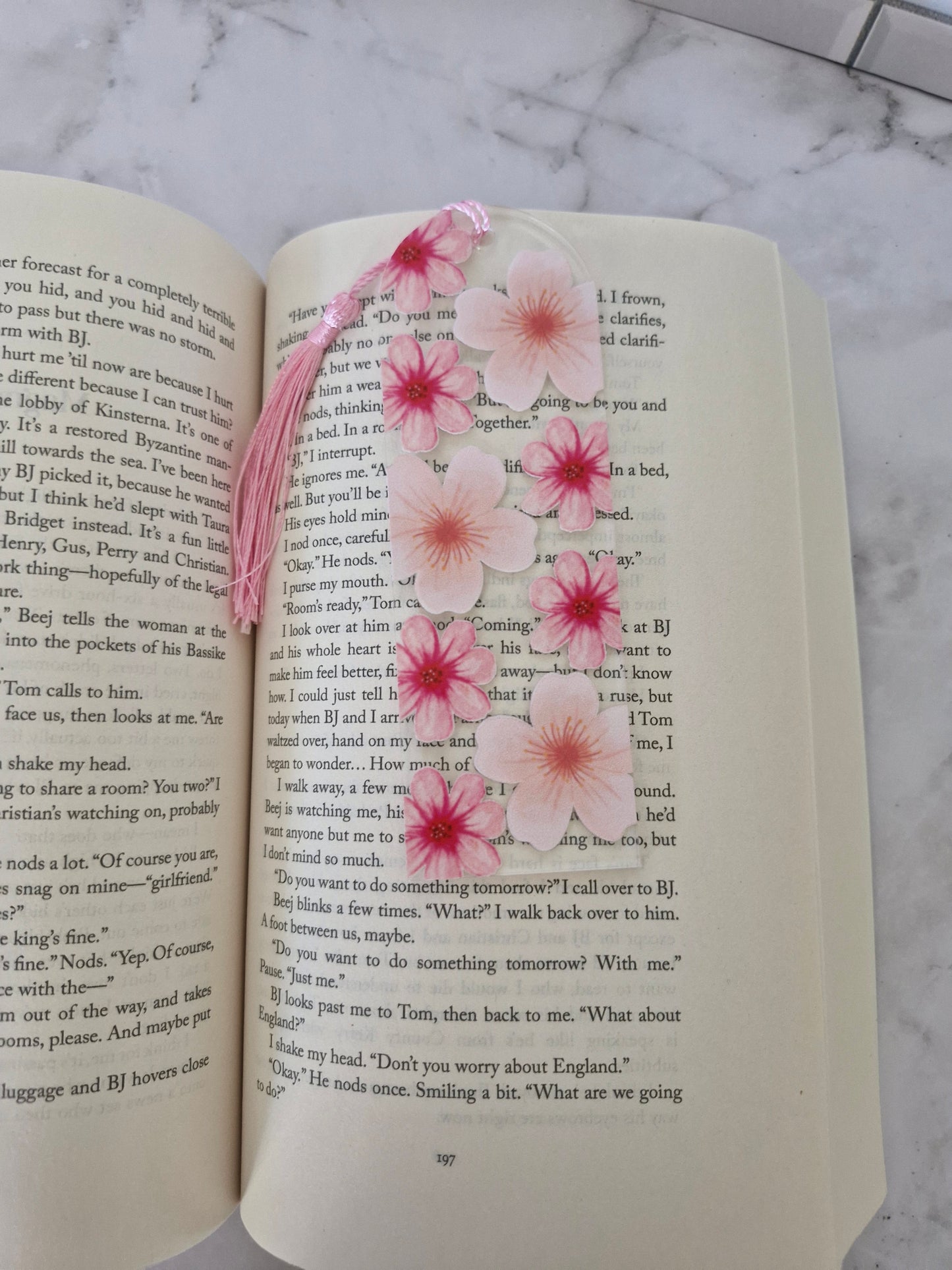 Botanical Flower Bookmark