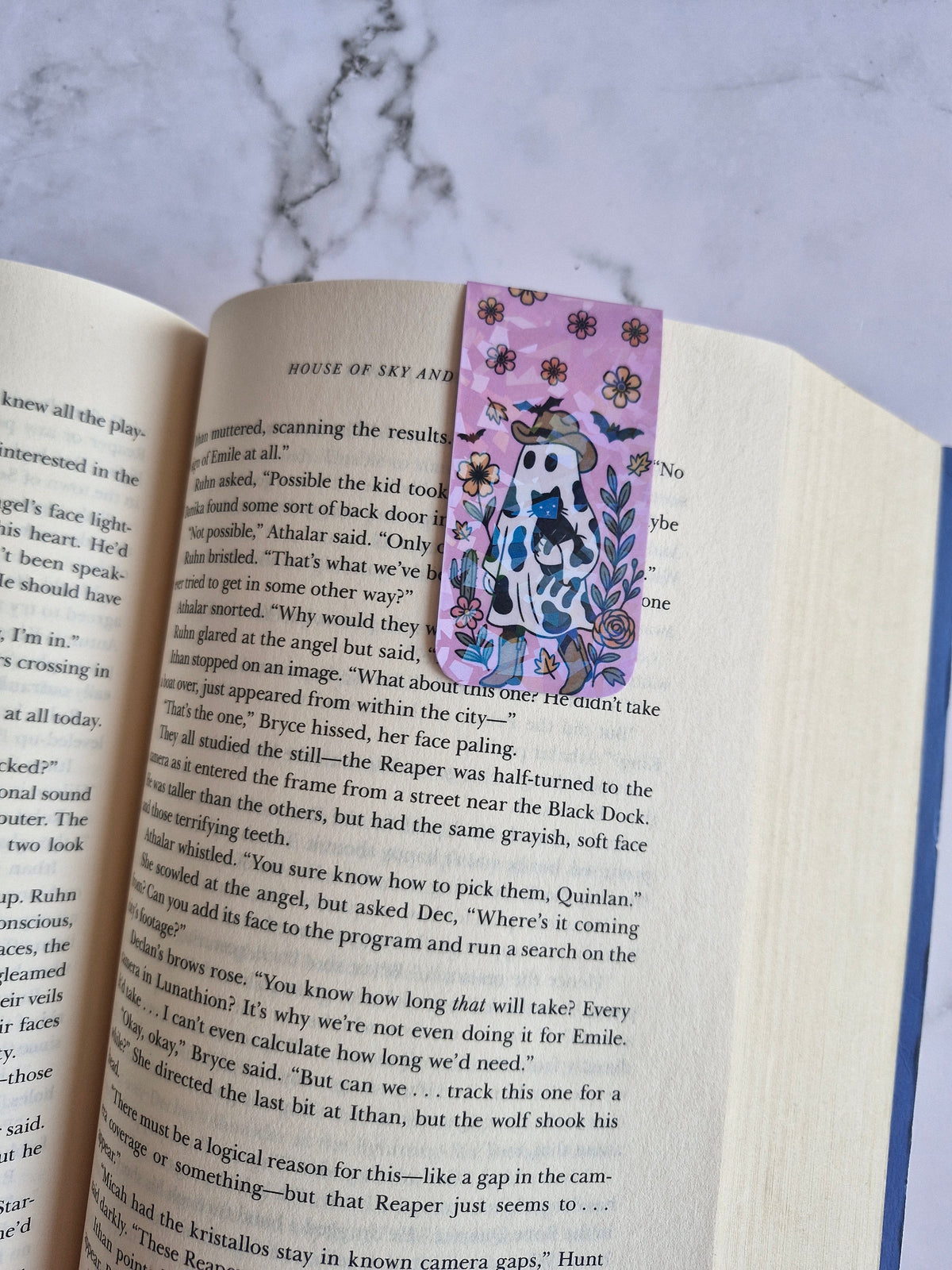 Ghosty Cowboy Magnetic Bookmark