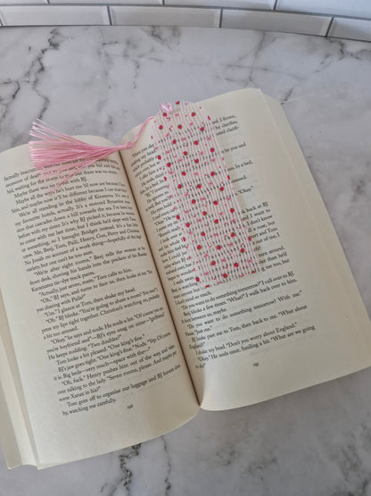 Strawberry Stripe Bookmark