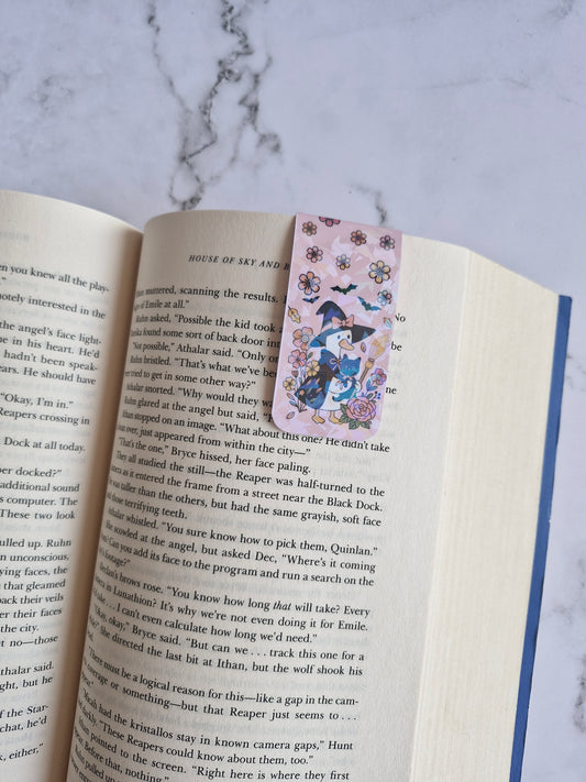Witchy Goose Magnetic Bookmark