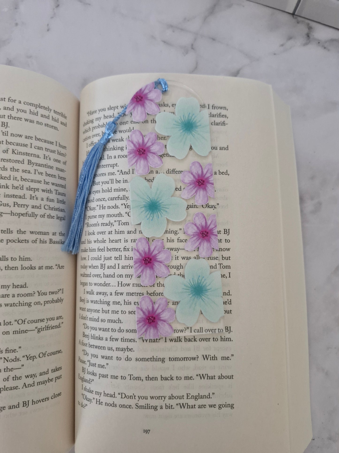 Botanical Flower Bookmark