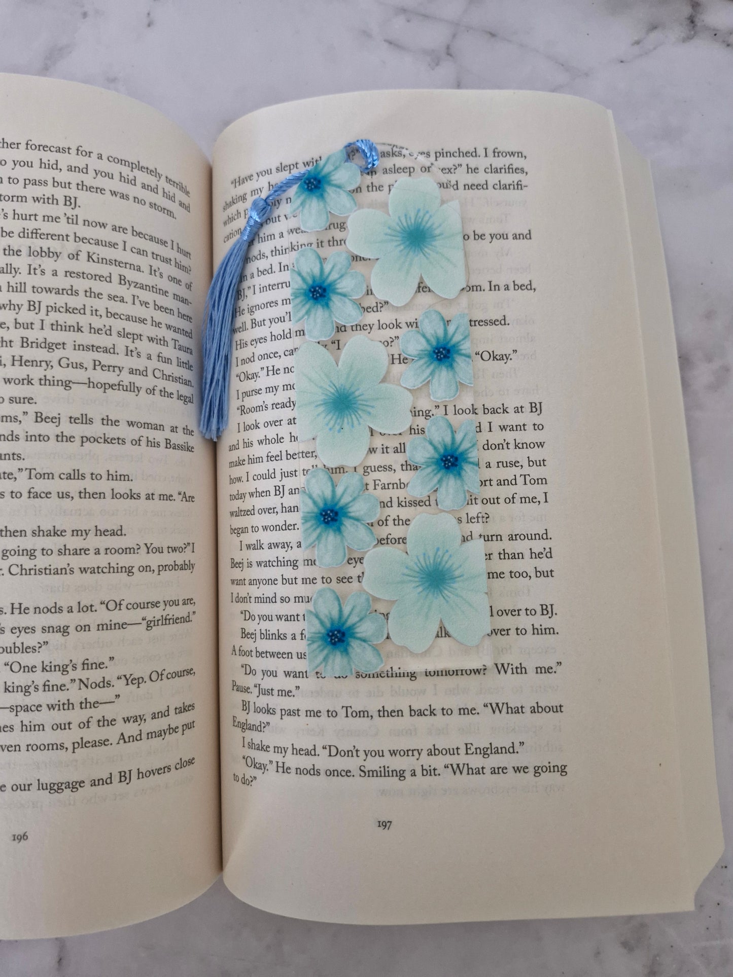Botanical Flower Bookmark