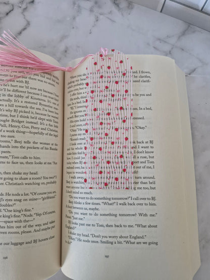 Strawberry Stripe Bookmark