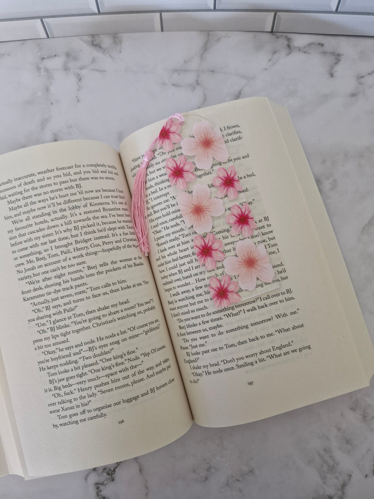 Botanical Flower Bookmark