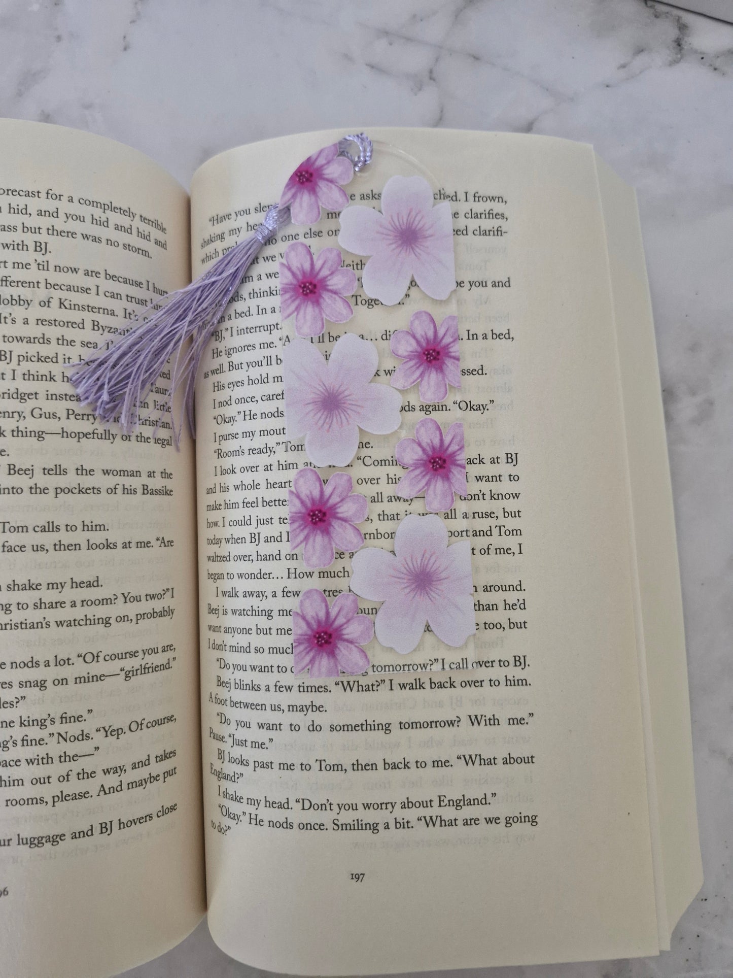 Botanical Flower Bookmark