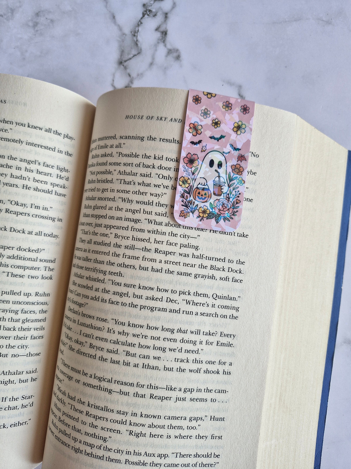 Iced Latte Ghosty Magnetic Bookmark