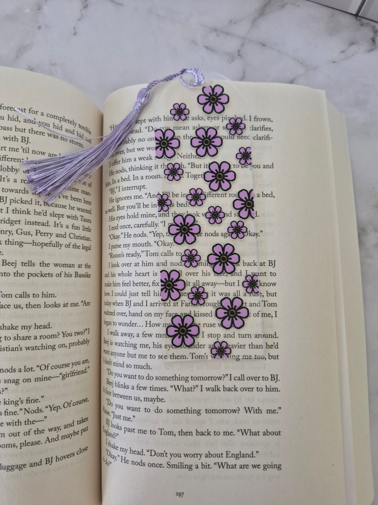 Trad Flower Bookmark