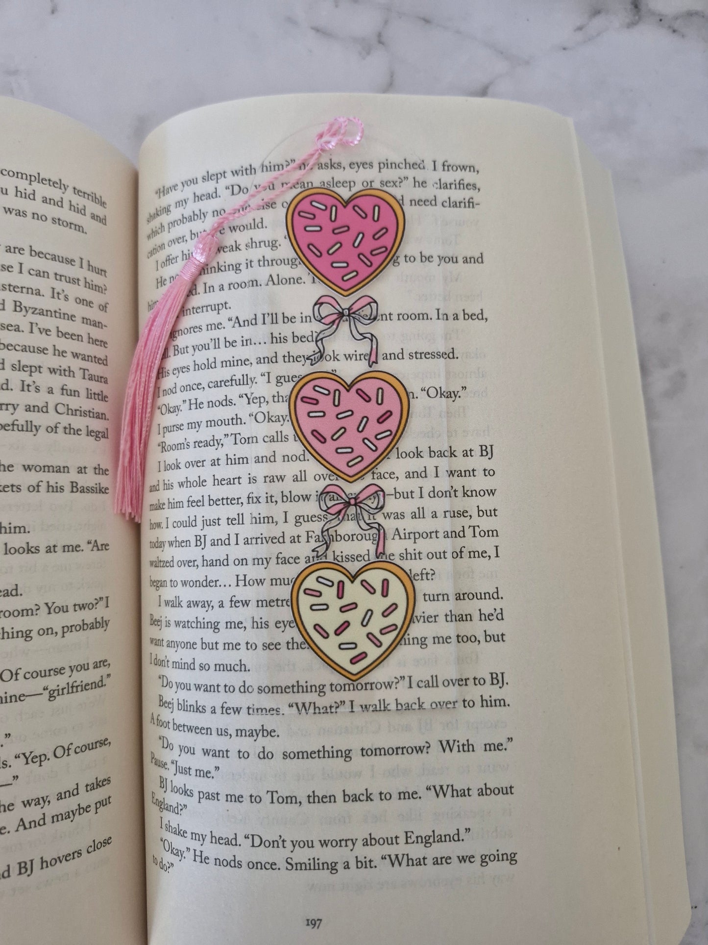 Heart Cookie Stack Bookmark