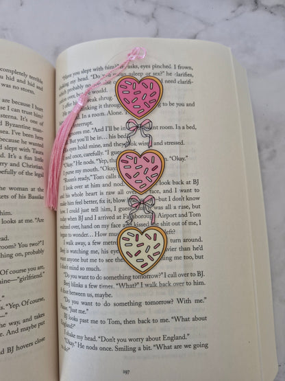 Heart Cookie Stack Bookmark