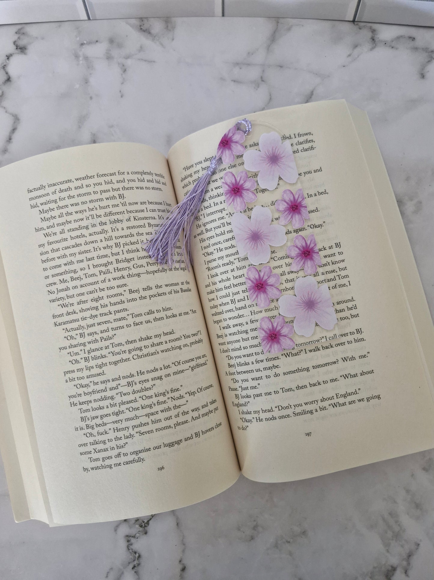Botanical Flower Bookmark